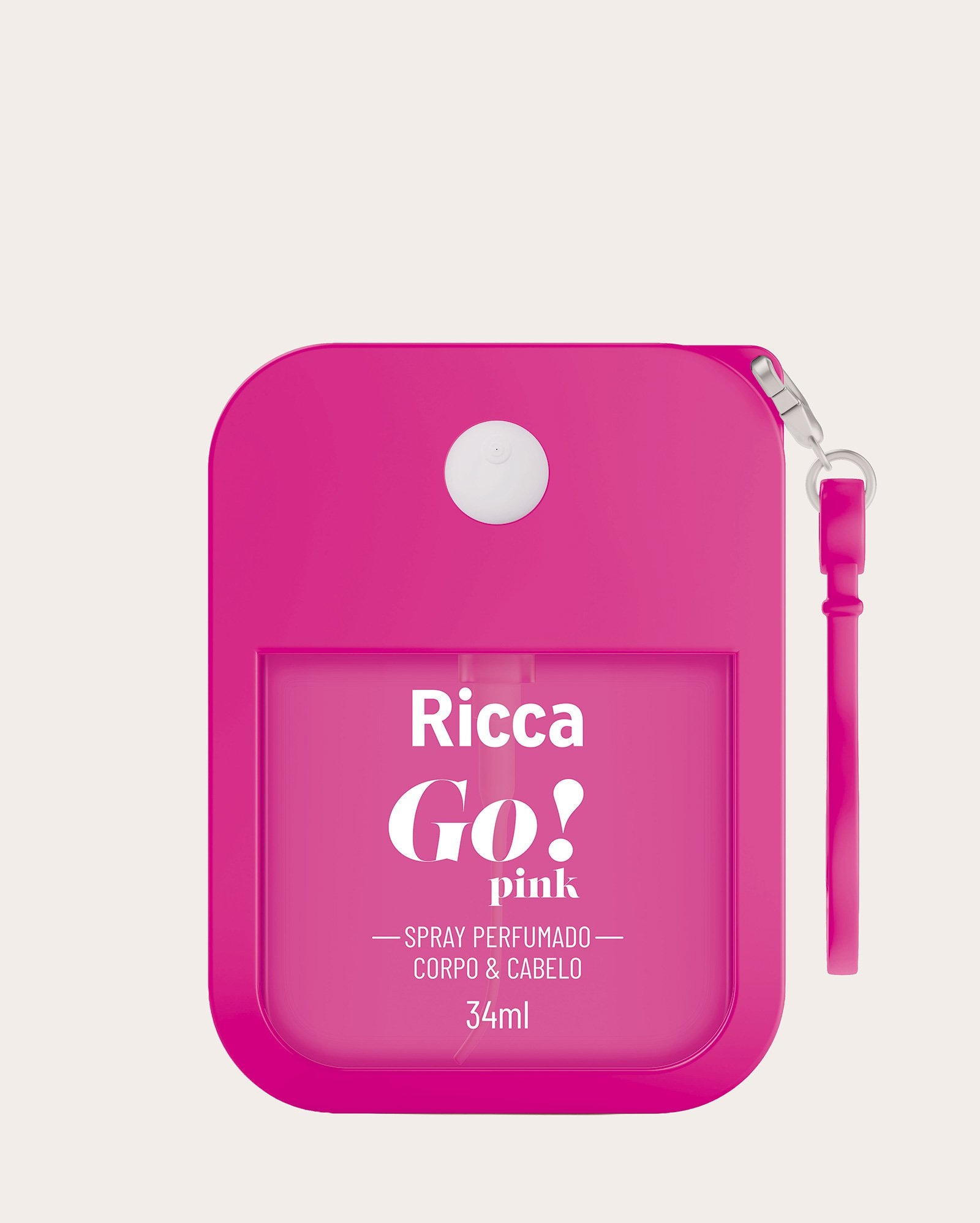 Body splash Go Pink corpo e cabelo 34ml | Ricca
