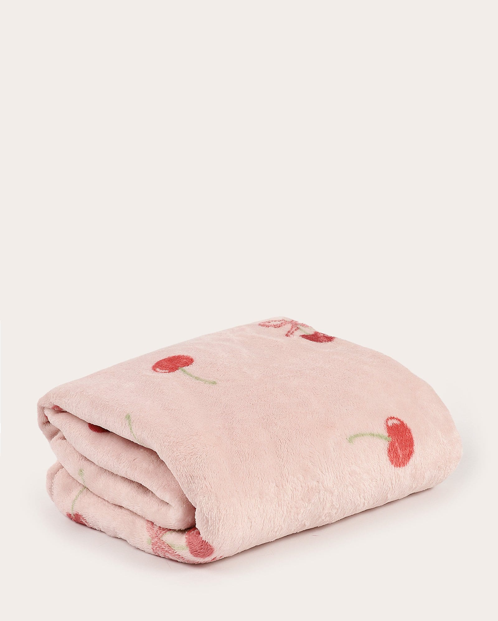 Manta solteiro flannel cereja - Rosa | Casa Riachuelo