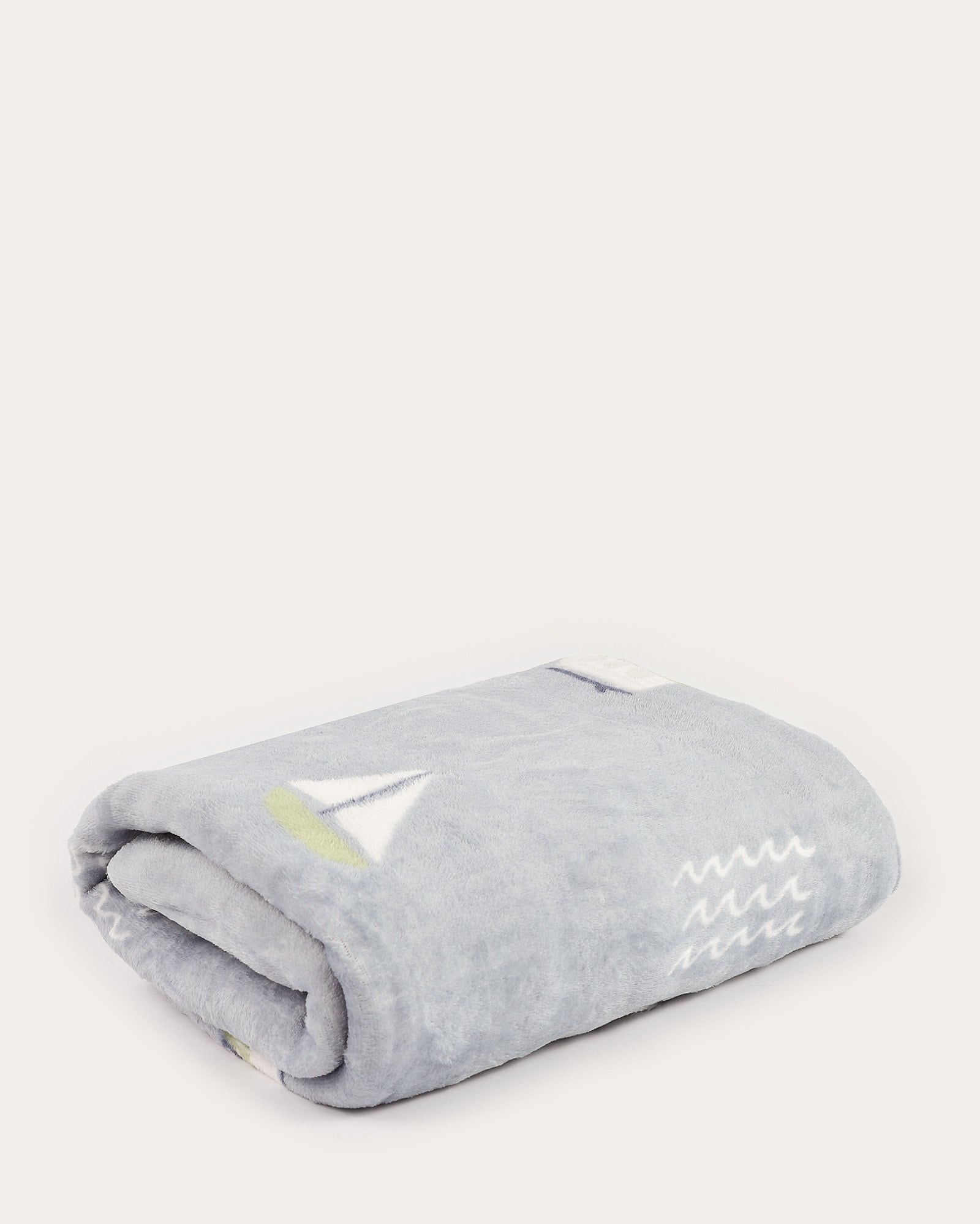Manta solteiro flannel praia - Azul Claro | Casa Riachuelo