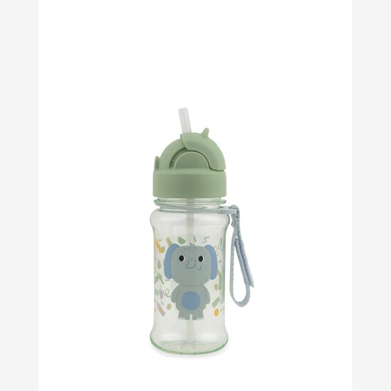 Garrafa infantil bico retrátil elefante 355ml - verde | Skip Hop