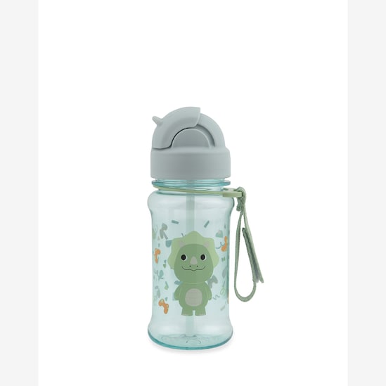 Garrafa infantil bico retrátil dino 355ml - azul | Skip Hop