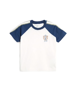 Camiseta infantil com bordado - Branca | Carter's