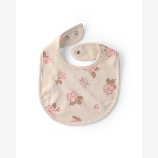 Kit babador bebê 3 peças canelado e floral - Multicor | Carter's