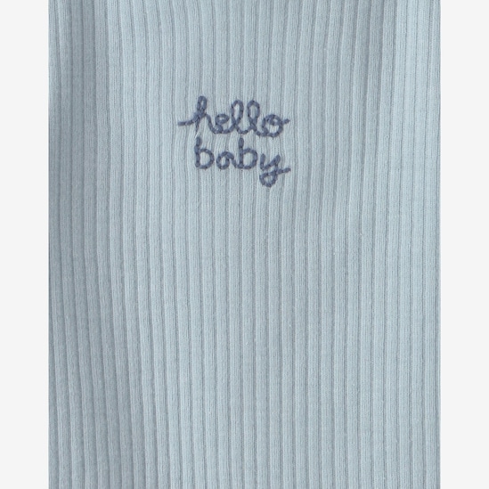 Kit body bebê 5 peças canelado estampado - Multicor | Carter's
