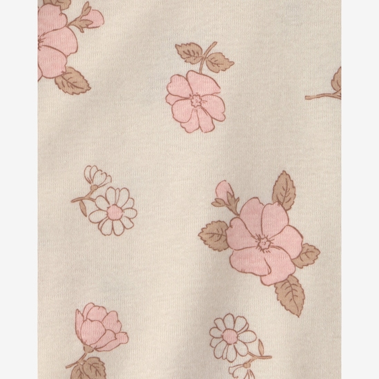 Kit body bebê 5 peças canelado e floral - Multicor | Carter's