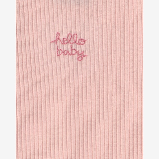 Kit body bebê 5 peças canelado e floral - Multicor | Carter's