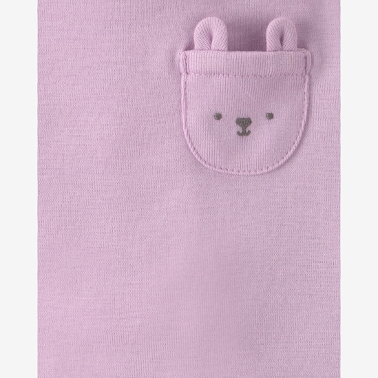 Kit body bebê 5 peças com bolso estampado - Multicor | Carter's