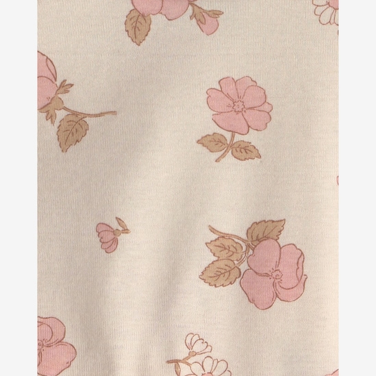 Conjunto longo bebê 4 peças canelado e floral - Multicor | Carter's