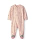 Macacão bebê com pezinho estampado - Rosa | Carter's