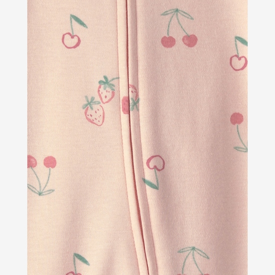 Macacão bebê com pezinho estampado - Rosa | Carter's