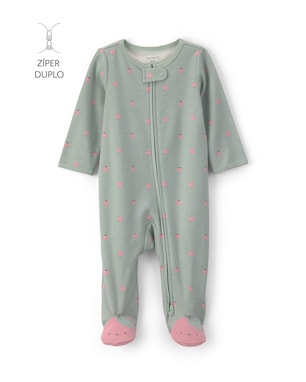 Macacão Carter's bebê menina com pezinho estampado