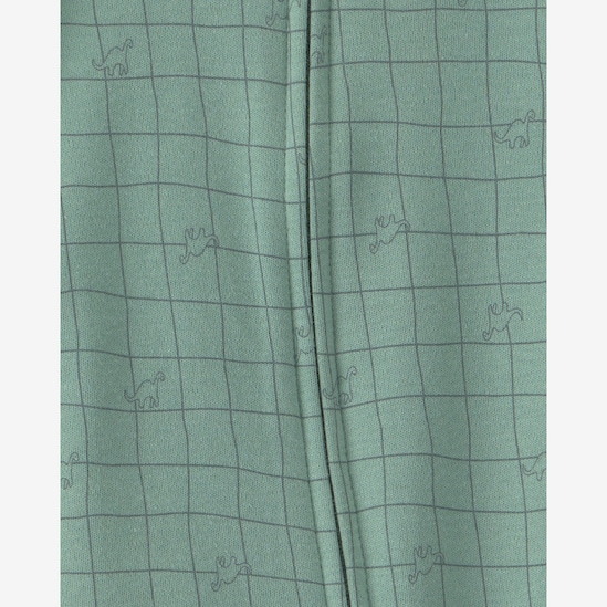 Macacão bebê com pezinho estampado - Verde | Carter's