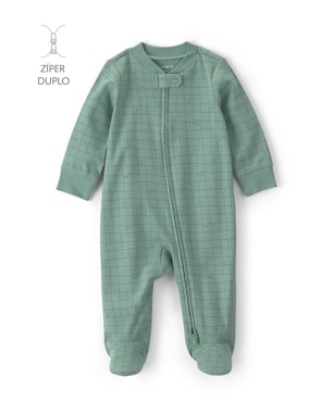 Macacão Carter's bebê menino com pezinho estampado