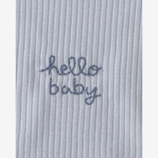 Kit babador bebê 3 peças canelado estampado - Multicor | Carter's