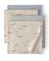 Kit cueiro bebê 4 peças estampado - Multicor | Carter's