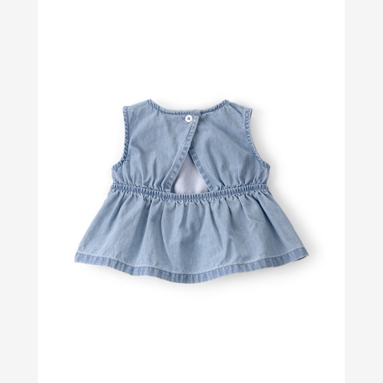 Conjunto curto bebê 3 peças com babados - Multicor | Carter's