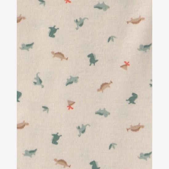 Conjunto longo bebê 3 peças estampado - Verde | Carter's