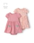 Kit vestido bebê 2 peças estampado - Rosa | Carter's