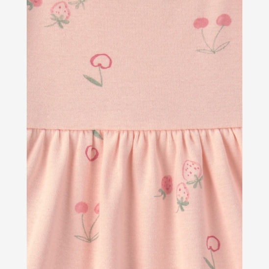 Kit vestido bebê 2 peças estampado - Rosa | Carter's