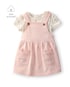 Salopete bebê com body estampada - Rosa | Carter's