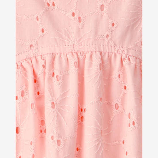Jardineira bebê laise floral - Rosa | Carter's