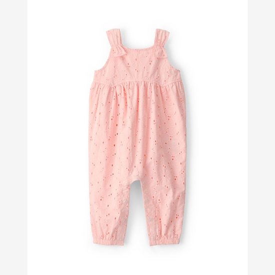 Jardineira bebê laise floral - Rosa | Carter's