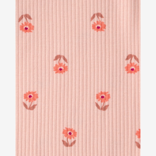 Conjunto longo bebê 3 peças floral - Multicor | Carter's