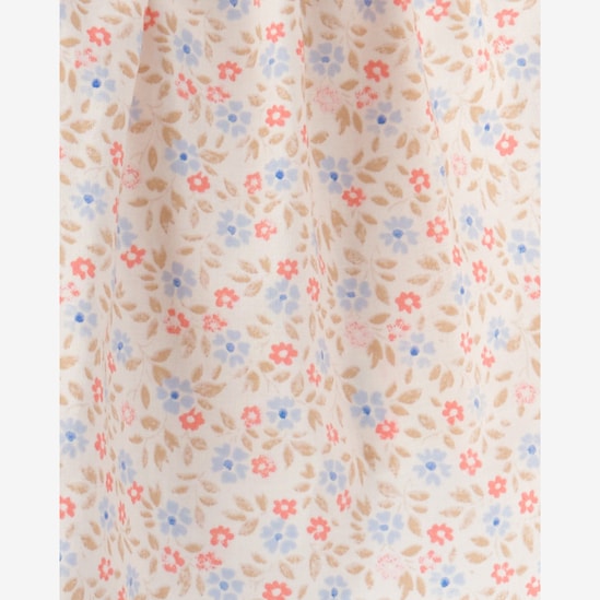 Conjunto curto bebê 3 peças floral - Multicor | Carter's