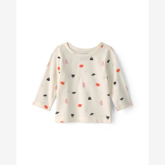 Salopete bebê com camiseta Halloween e meia-calça - Multicor | Carter's