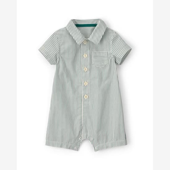 Macaquinho bebê com gola polo - Multicor | Carter’s