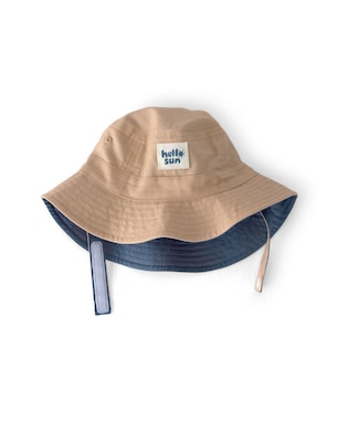 Chapéu bucket bebê pespontado - Bege | Carter’s