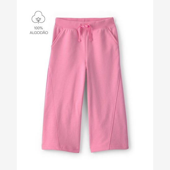 Calça de moletom infantil ampla - Rosa | Carter’s