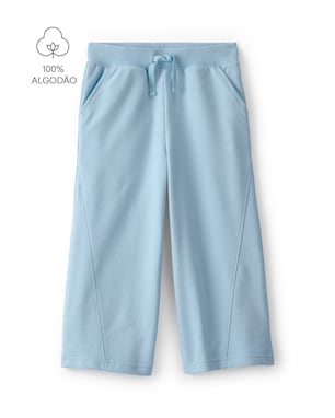 Calça de moletom infantil ampla - Azul | Carter’s