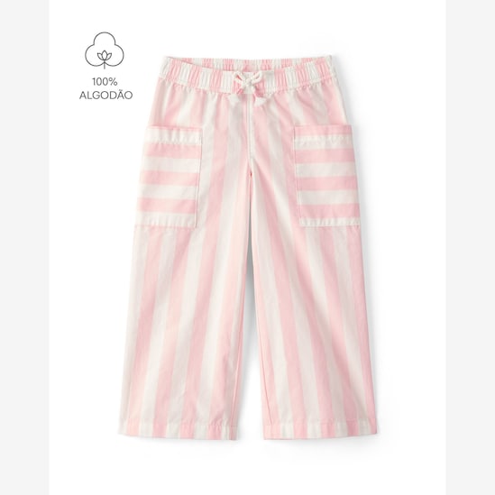 Calça infantil listrada - Multicor | Carter’s