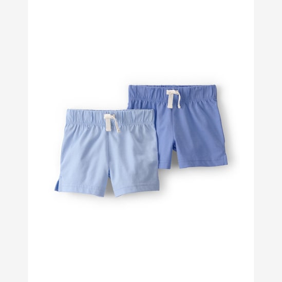 Kit short bebê 2 peças - Azul | Carter’s