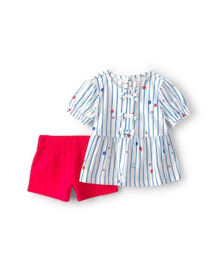 Conjunto curto infantil 2 peças estampado - Multicor | Carter’s
