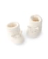 Pantufa bebê tricô com orelhinhas - Off-white | Carter's