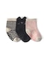Kit meia Carter's bebê menina gato interativo 3 pares - Multicor