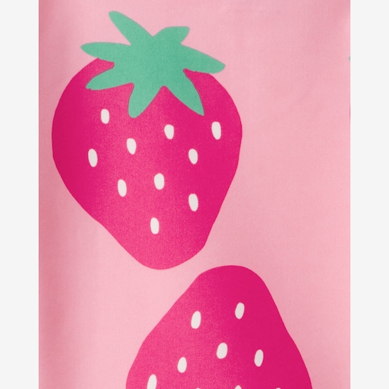 Conjunto de praia infantil 3 peças estampado - Rosa | Carter's