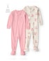 Kit macacão pijama bebê 2 peças poá - Multicor | Carter's