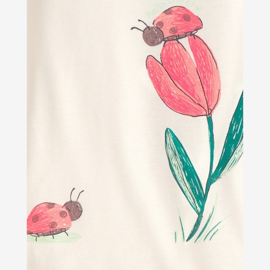 Pijama longo infantil 4 peças estampada - Multicor | Carter's