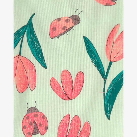 Pijama longo infantil 4 peças estampada - Multicor | Carter's