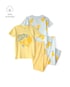 Kit pijama longo infantil 4 peças estampado - Multicor | Carter's