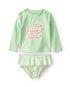 Conjunto de praia bebê 2 peças estampado - Verde | Carter's