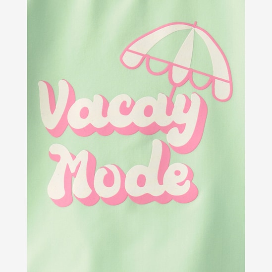 Conjunto de praia bebê 2 peças estampado - Verde | Carter's