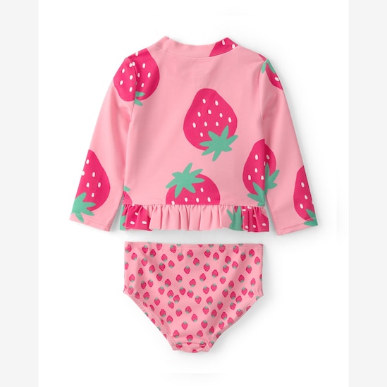 Conjunto de praia bebê 2 peças estampado - Rosa | Carter's