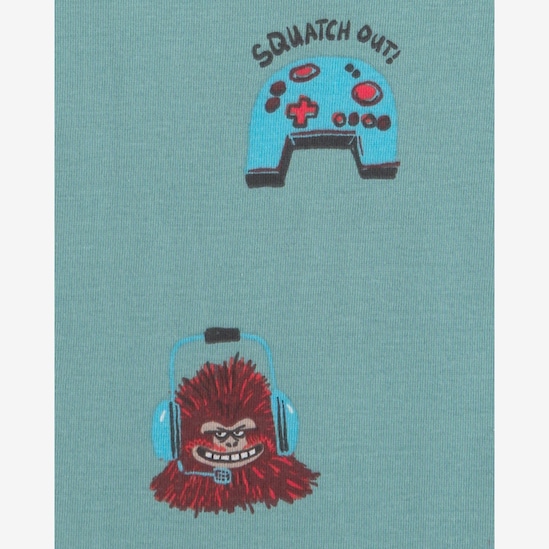 Pijama longo infantil 4 peças estampado - Multicor | Carter's