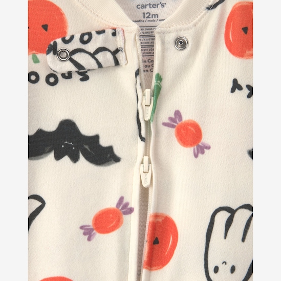 Macacão pijama bebê Halloween - Bege | Carter's
