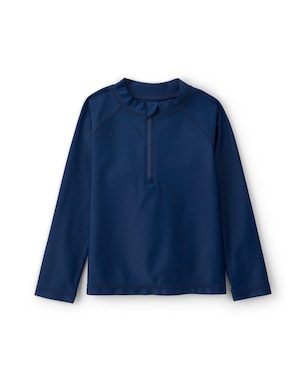 Camiseta de praia infantil mangas longas - Azul | Carter's