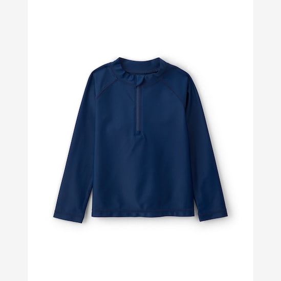 Camiseta de praia infantil mangas longas - Azul | Carter's
